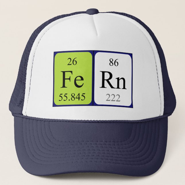 Fern periodic table name hat (Front)