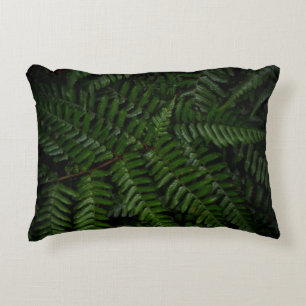 Fern plant accent pillow