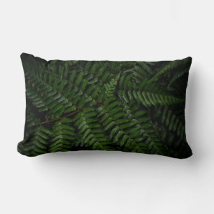 Fern plant lumbar pillow