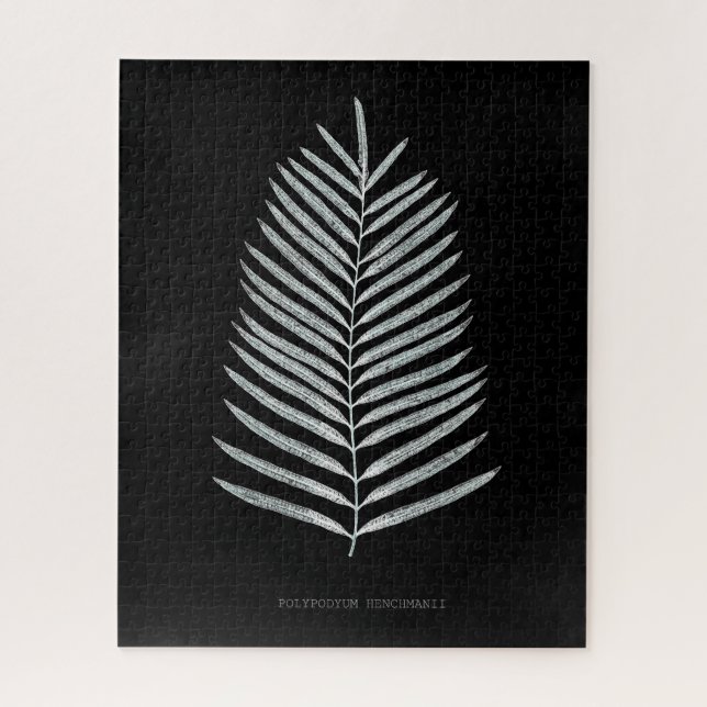 Fern - Polypodyum Henchmanii - X-ray effect - 07 Jigsaw Puzzle (Vertical)