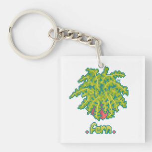 Fern, sail Pixelart, Pixel Art Keychain