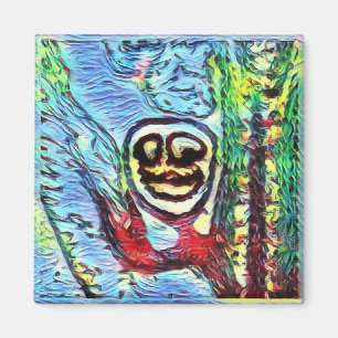 Fern Spores "Smiling" Magnet