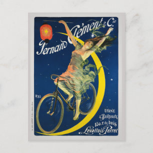 Fernand Clément & Cie Bicycles Vintage Poster Postcard