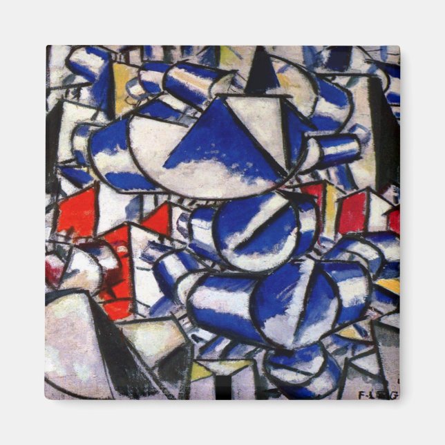Fernand Leger Contrast of Forms Magnet (Front)