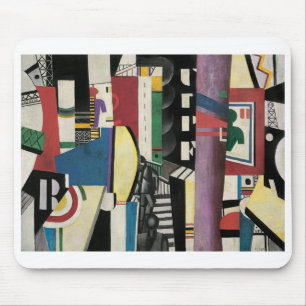 Fernand Léger, The City, 1919, Modern Postcard Mouse Pad