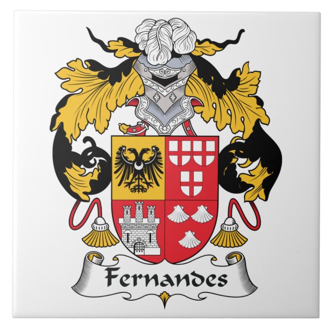 Fernandes Family Crest Tile (Front)