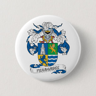Fernandez Family Crest 2 Inch Round Button