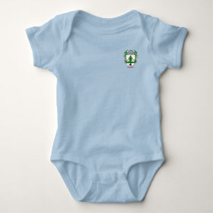 Fernandez Historical Shield with Helm and Mantle Baby Bodysuit