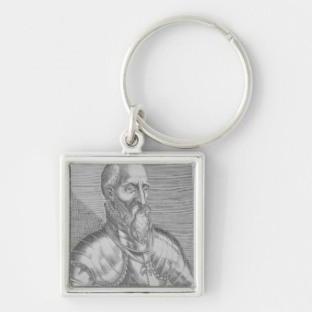 Fernando Alvarez de Toledo, 3rd Duke of Alba Keychain (Front)