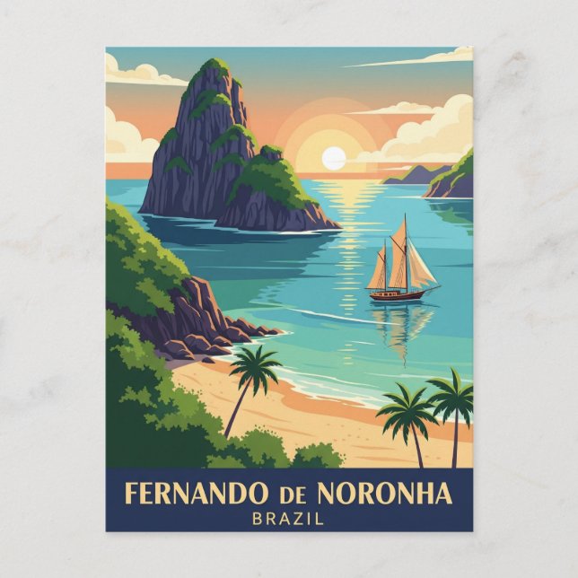 Fernando de Noronha Brazil Postcard (Front)