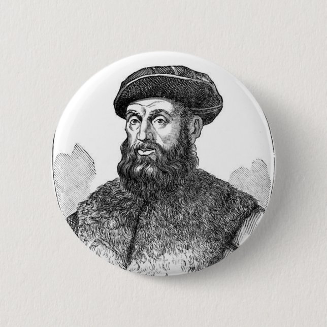 Fernando Magellan, Explorer 2 Inch Round Button (Front)