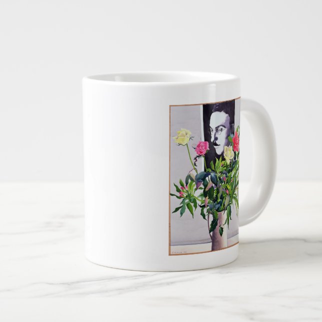 Fernando Pessoa Large Coffee Mug (Front Right)