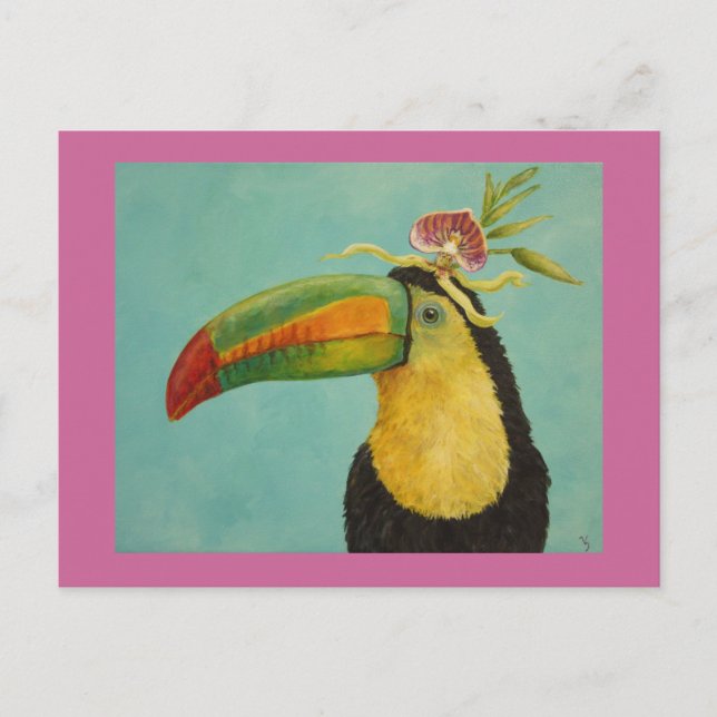 Fernando the toucan postcard (Front)