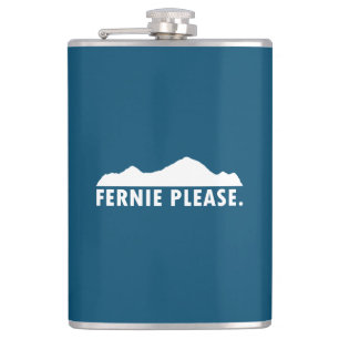 Fernie British Columbia Please Hip Flask