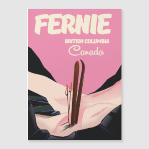 Fernie British Columbia Ski poster