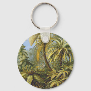 Ferns Ernst Haeckel Fine Art Keychain