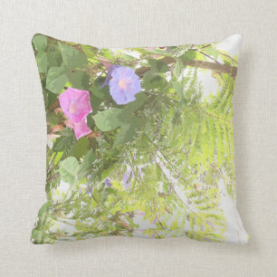 Ferns & Morning Glory Pillow