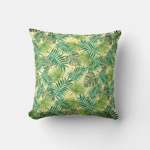Ferns & Palms - 2 looks in 1 Throw Pillow