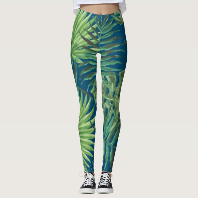 Ferns & Palms Leggings (Front)