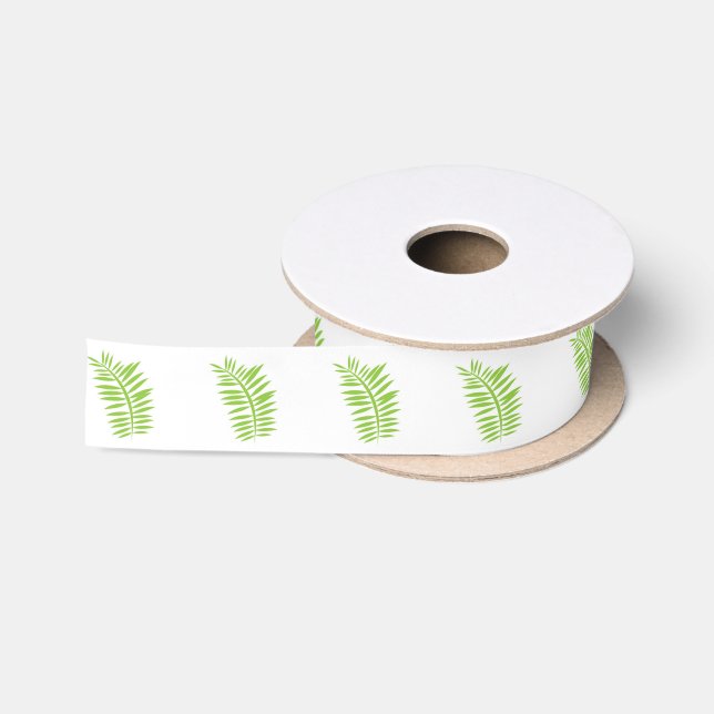 Ferns Ribbon Satin Ribbon (Spool)