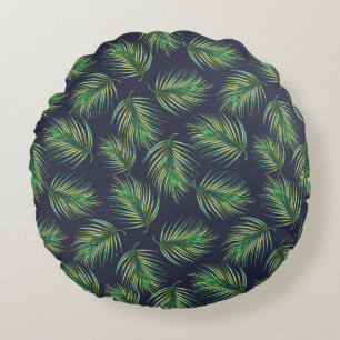 Ferns Round Pillow