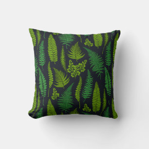 Ferns Throw Pillow