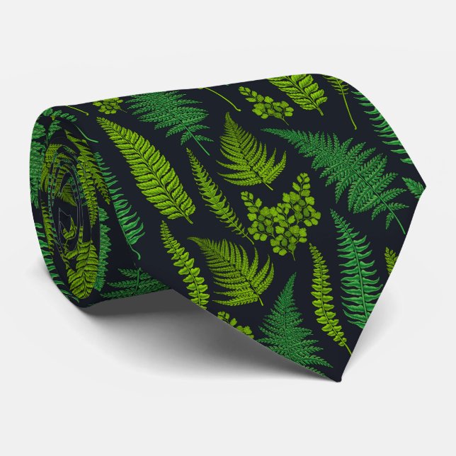 Ferns Tie (Rolled)