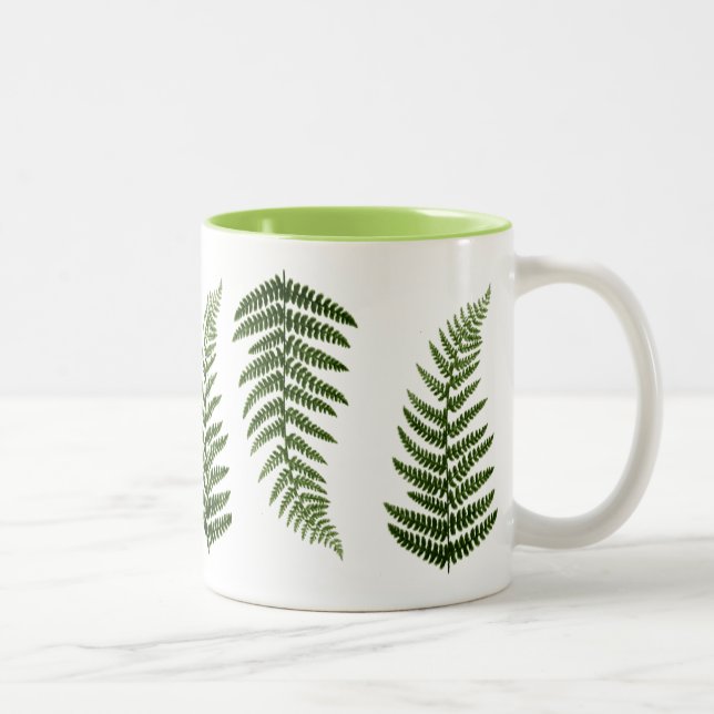 Ferns Two-Tone Coffee Mug (Right)