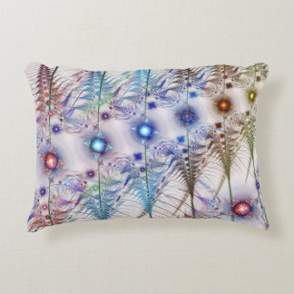 Ferns'N Flowers Abstract Accent Pillow