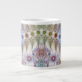 Ferns'N Flowers Abstract Large Coffee Mug