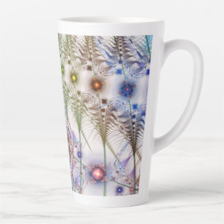 Ferns'N Flowers Abstract Latte Mug
