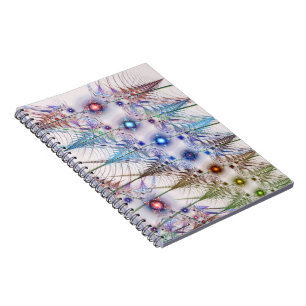 Ferns'N Flowers Abstract Notebook