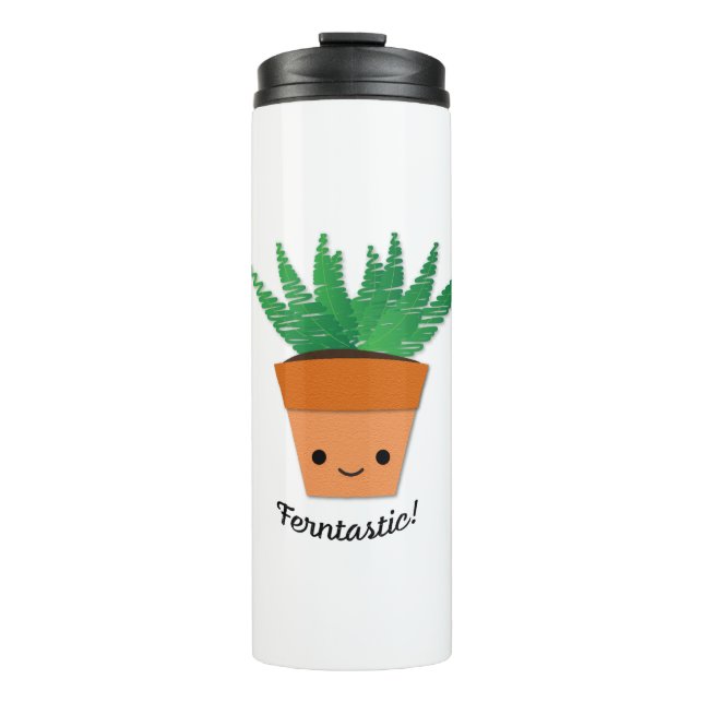 Ferntastic fern thermal tumbler (Front)