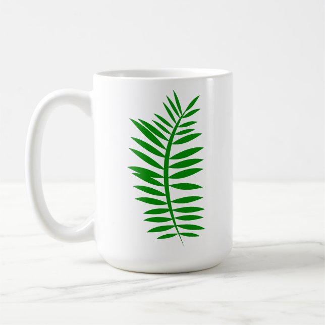 Ferntree leaf coffee mug (Left)