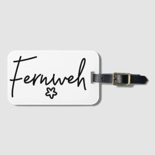 Fernweh, Beautiful German Words, Travel, Germany Luggage Tag