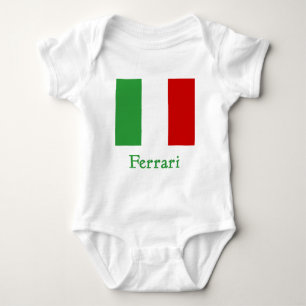 Ferrari Italian Flag Baby Bodysuit