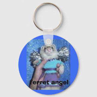 ferret angel keychain