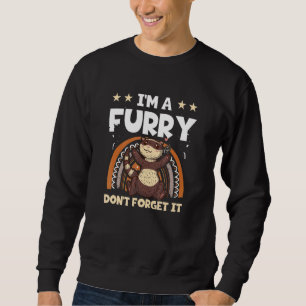 Ferret Animal Weasel Slender Mustelid Ferret Pet Sweatshirt