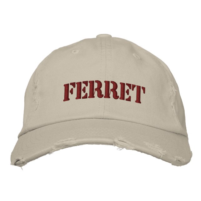 FERRET BASEBALL CASQUETTE EMBROIDÉE (Devant)