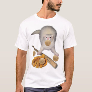 Ferret Baseball T-Shirt