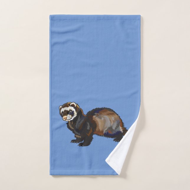 ferret bath towel set (Hand Towel)