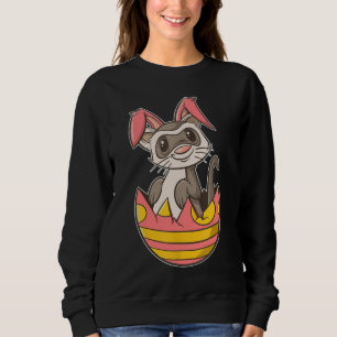 Ferret Bunny Easter  For Boys Girls & Adults Sweatshirt