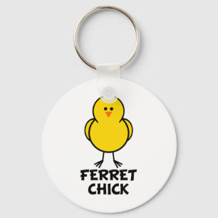 Ferret Chick Keychain