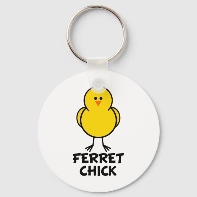 Ferret Chick Keychain (Front)