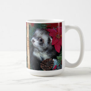 Ferret Christmas Mug