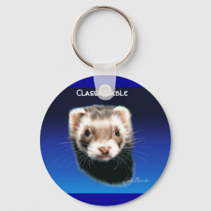 Ferret Classic Sable Keychain