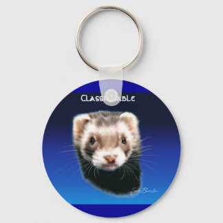 Ferret Classic Sable Keychain