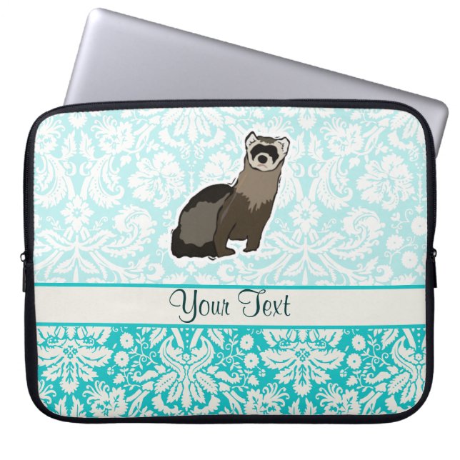 Ferret; Cute Laptop Sleeve (Front)