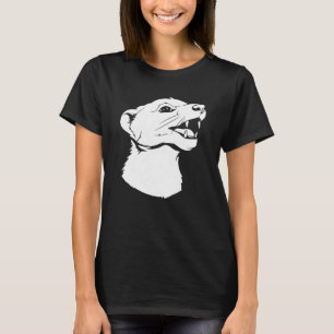 Ferret Cute  Weasel Furry Animal Ferret T-Shirt