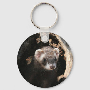 Ferret Face Keychain